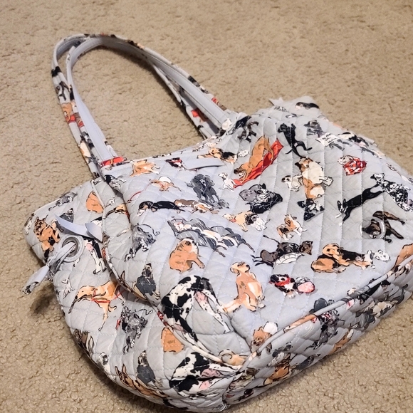 Vera Bradley, Dog Show Tote Bag - Grayish Blue - Picture 2 of 11